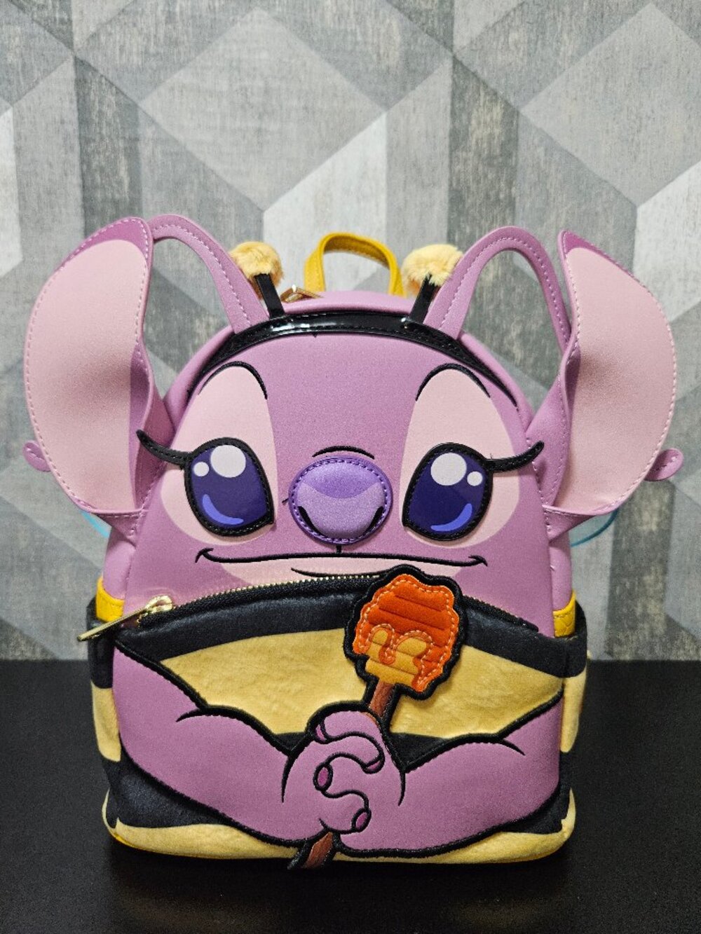 NWT Loungefly Disney Stitch Angel Bumblebee Costume Cosplay Mini Backpack